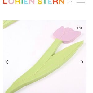 Lorien Stern Pink Tulip Ceramic Wall Hanging